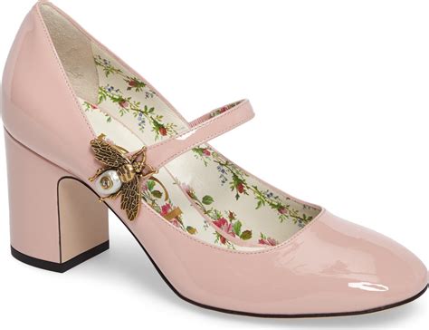 Gucci Women's Bee Mary Jane Pumps 